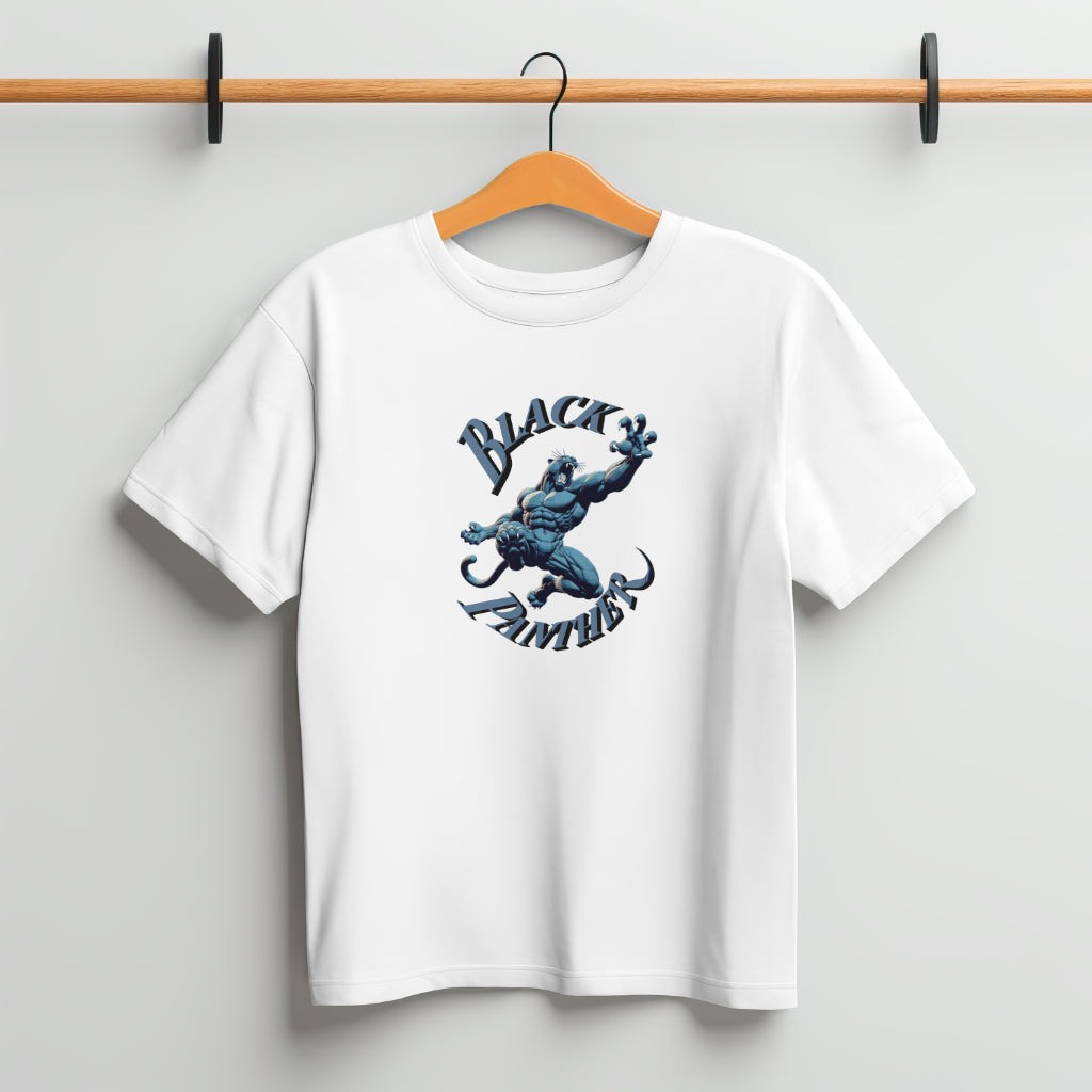 Premium Black Panther Anime T-Shirt – Cotton & DTF Printed Superhero Tee for Fans