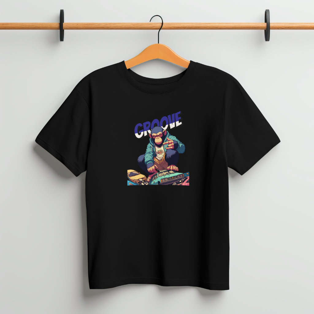 Premium Groove Monkey T-Shirt | DTF Printed Unisex Tee