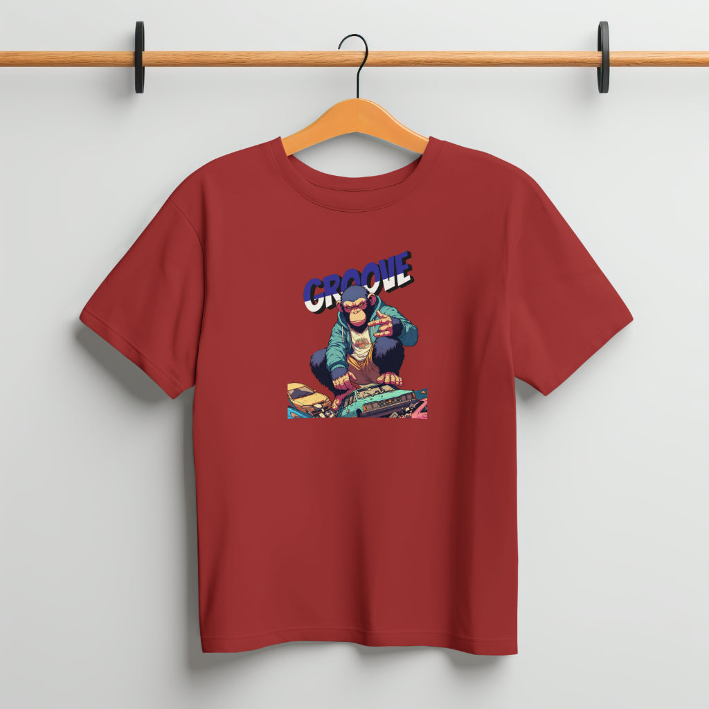 Premium Groove Monkey T-Shirt | DTF Printed Unisex Tee