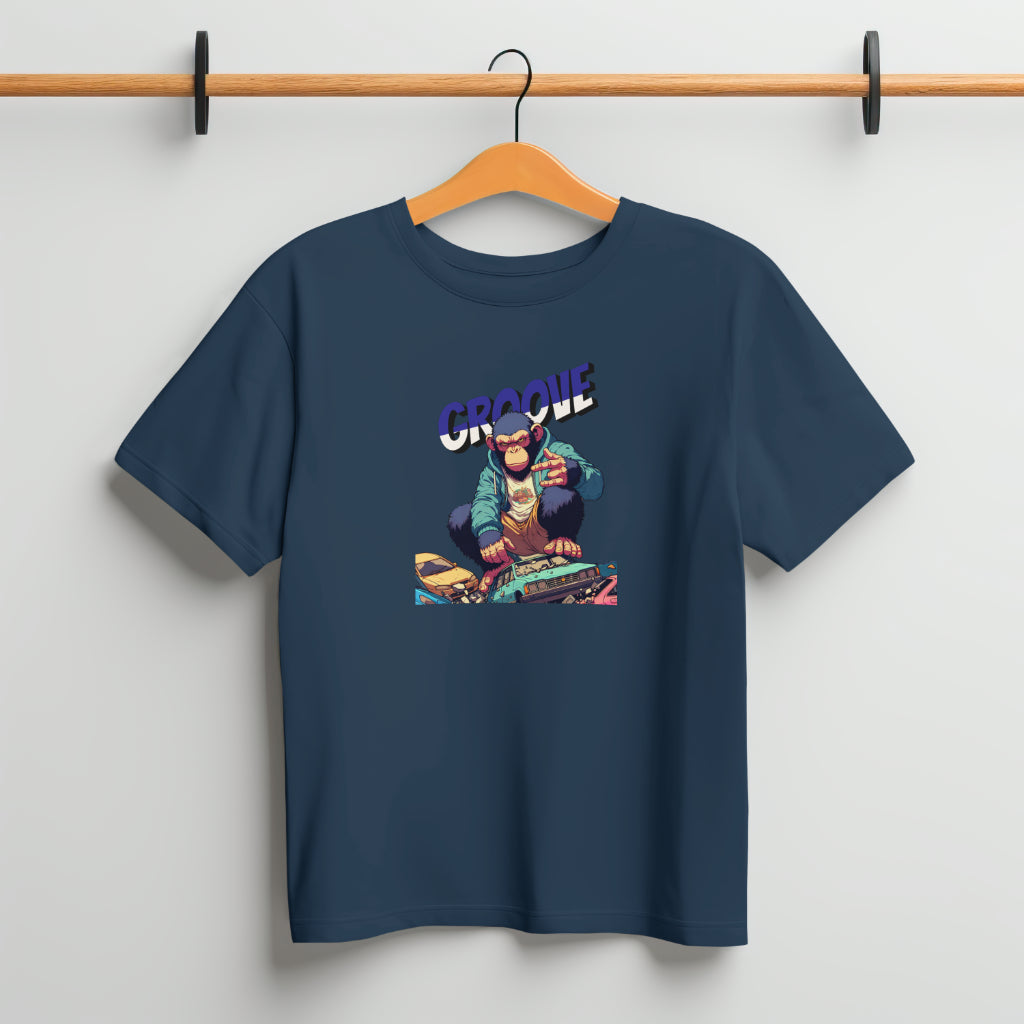 Premium Groove Monkey T-Shirt | DTF Printed Unisex Tee