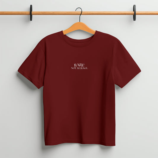 Premium Rare Not Average Minimalist Statement T-Shirt | DTF Printed Unisex Tee