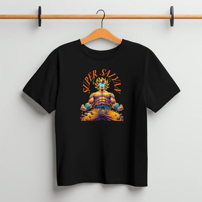 Super Saiyan Power Surge Anime T-Shirt | DTF Printed Unisex Tee