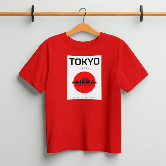 Tokyo Skyline Japanese Urban Aesthetic T-Shirt | DTF Printed Unisex Tee