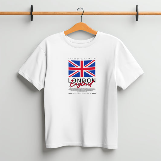 Premium London England Union Jack T-Shirt | DTF Printed Unisex Tee